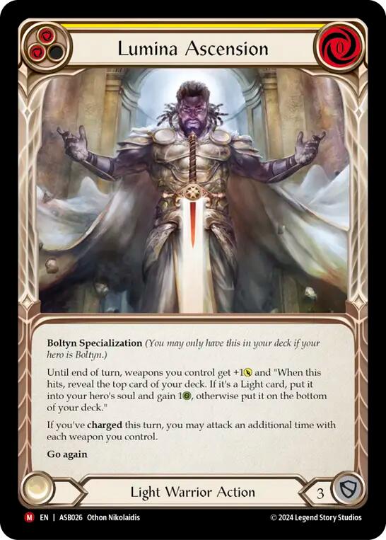 Lumina Ascension [ASB026] (Armory Deck: Boltyn) - Evolution TCG