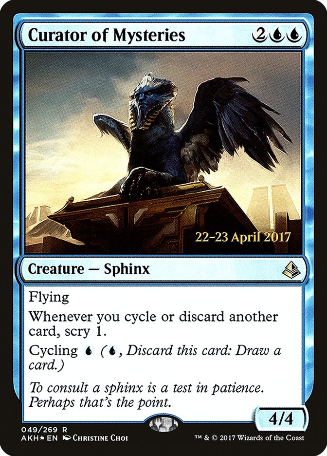 Curator of Mysteries [Amonkhet Prerelease Promos] - Evolution TCG