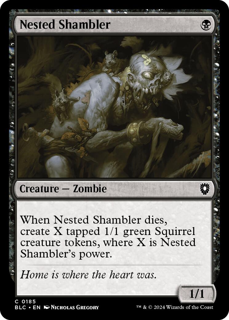 Nested Shambler [Bloomburrow Commander] - Evolution TCG