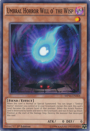 Umbral Horror Will o' the Wisp [MP14-EN068] Common - Evolution TCG