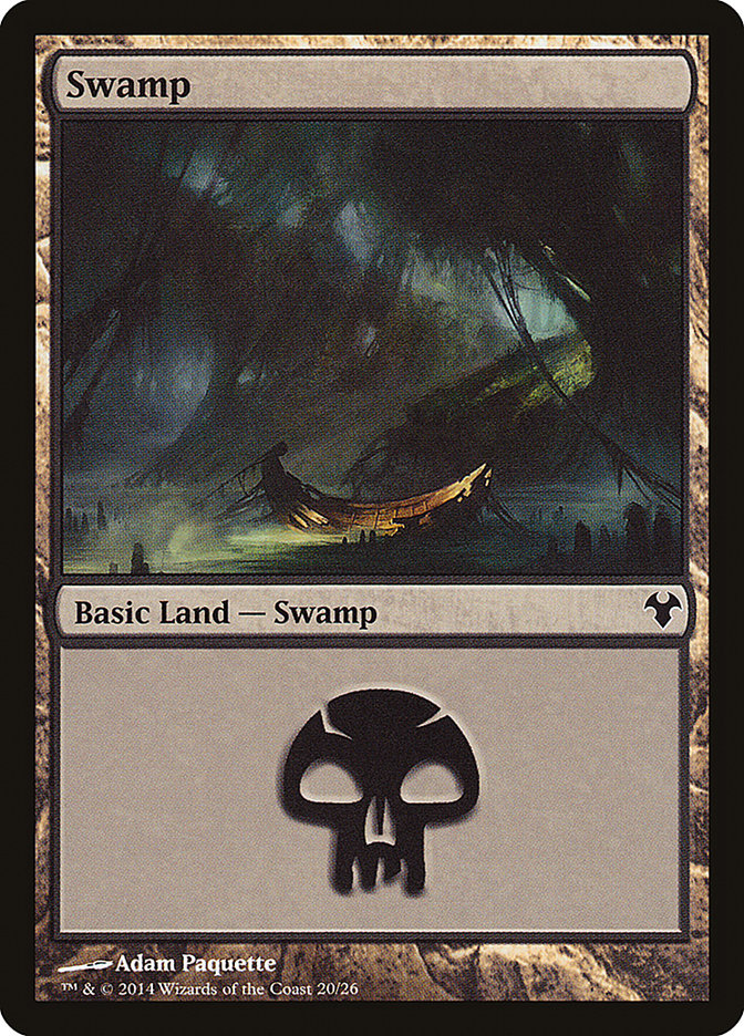 Swamp (20) [Modern Event Deck 2014] - Evolution TCG