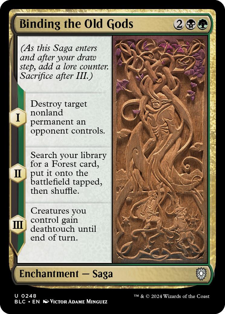 Binding the Old Gods [Bloomburrow Commander] - Evolution TCG