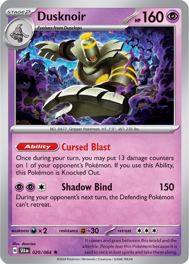 Dusknoir (020/064) [Scarlet & Violet: Shrouded Fable] - Evolution TCG