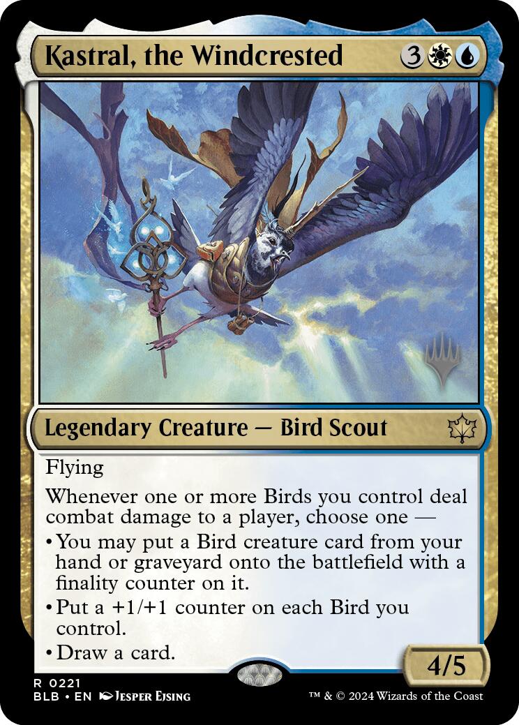 Kastral, the Windcrested (Promo Pack) [Bloomburrow Promos] - Evolution TCG