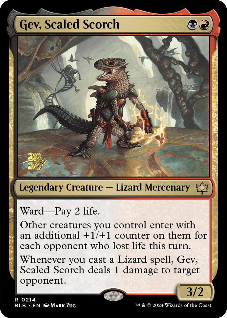 Gev, Scaled Scorch [Bloomburrow Prerelease Promos] - Evolution TCG