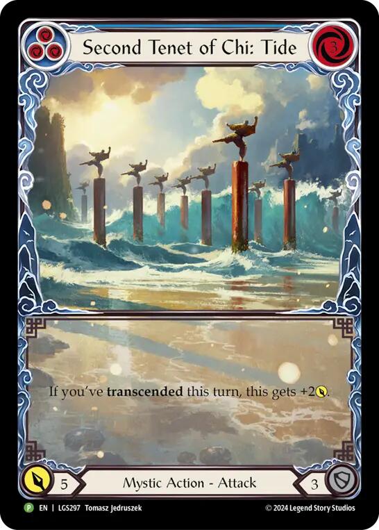 Second Tenet of Chi: Tide [LGS297] (Promo)  Rainbow Foil - Evolution TCG