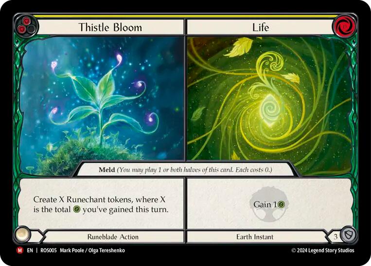 Thistle Bloom // Life [ROS005] (Rosetta) - Evolution TCG