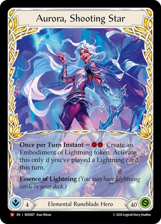 Aurora, Shooting Star [ROS007] (Rosetta) - Evolution TCG
