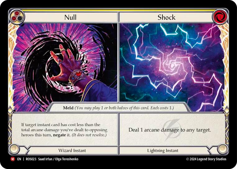 Null // Shock [ROS023] (Rosetta) - Evolution TCG