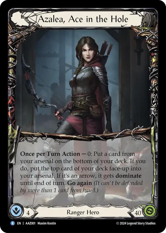 Azalea, Ace in the Hole [AAZ001] (Armory Deck: Azalea) - Evolution TCG
