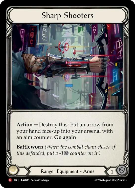 Sharp Shooters [AAZ006] (Armory Deck: Azalea)  Rainbow Foil - Evolution TCG