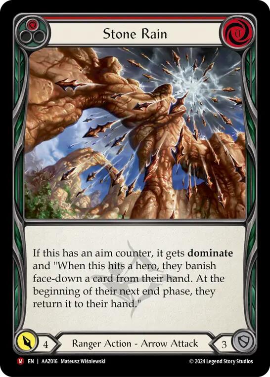 Stone Rain [AAZ016] (Armory Deck: Azalea) - Evolution TCG