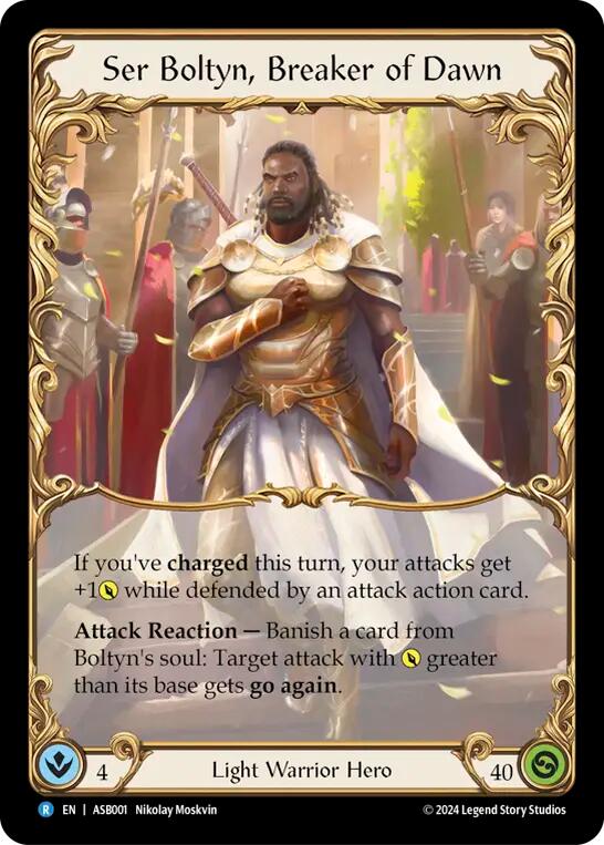 Ser Boltyn, Breaker of Dawn [ASB001] (Armory Deck: Boltyn) - Evolution TCG
