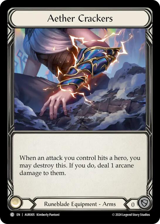 Aether Crackers [AUR005] (1st Strike) - Evolution TCG