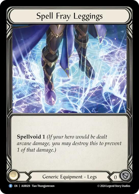 Spell Fray Leggings [AUR029] (1st Strike) - Evolution TCG