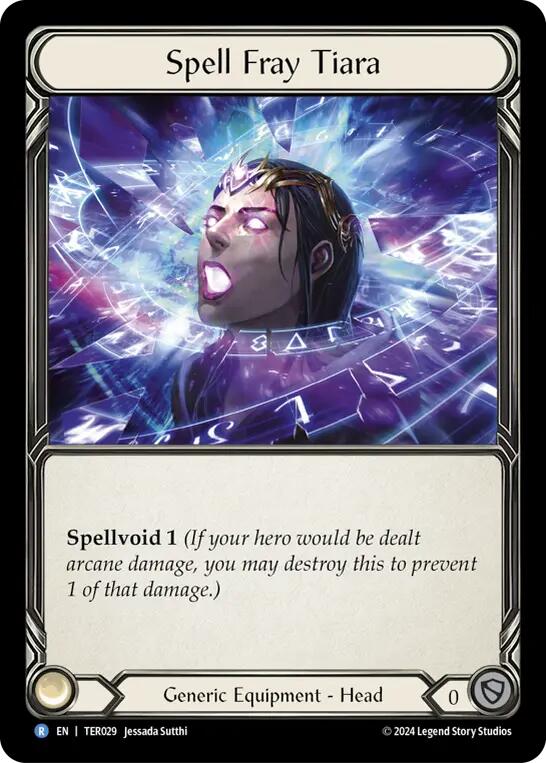 Spell Fray Tiara [TER029] (1st Strike) - Evolution TCG