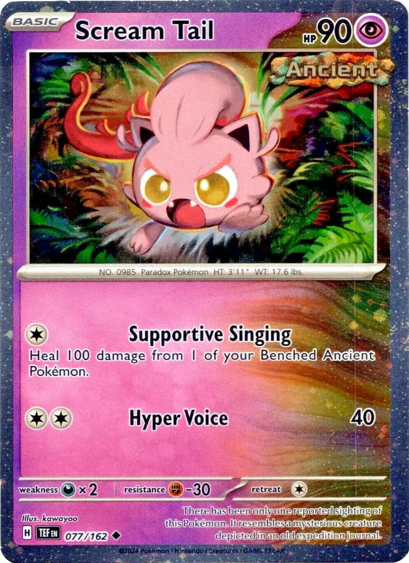 Scream Tail (077/162) (Cosmos Holo) [Miscellaneous Cards] - Evolution TCG