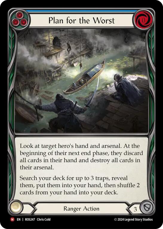 Plan for the Worst [ROS247] (Rosetta)  Rainbow Foil - Evolution TCG