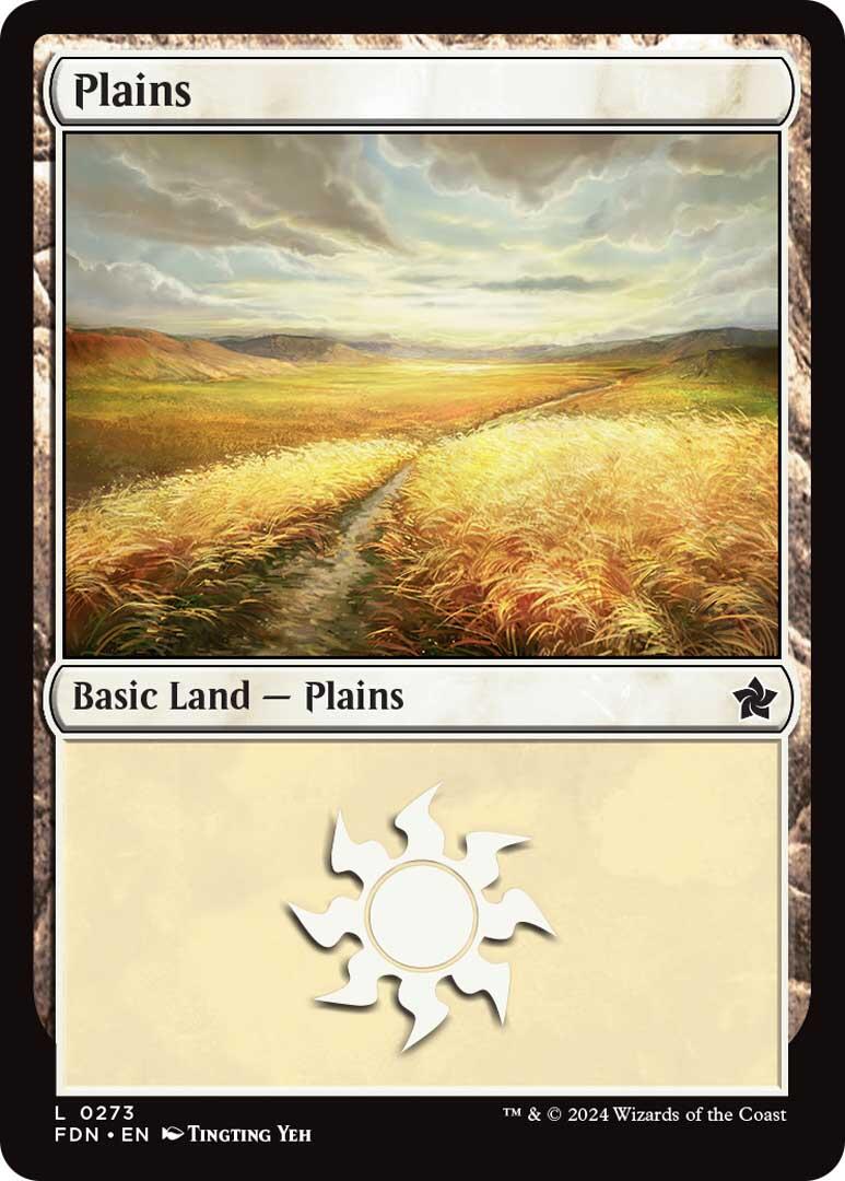 Plains (0273) [Foundations] - Evolution TCG