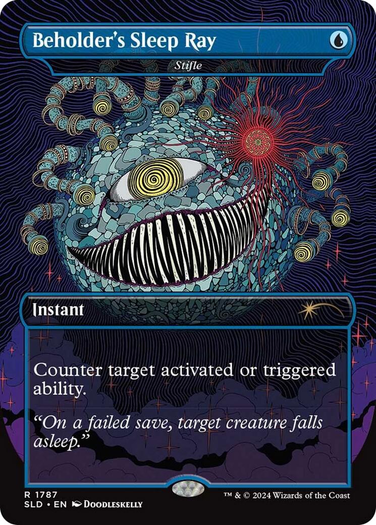 Beholder's Sleep Ray - Stifle [Secret Lair Drop Series] - Evolution TCG