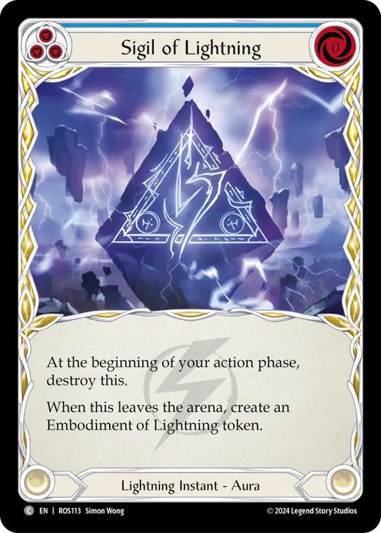 Sigil of Lightning [ROS113] (Rosetta) - Evolution TCG