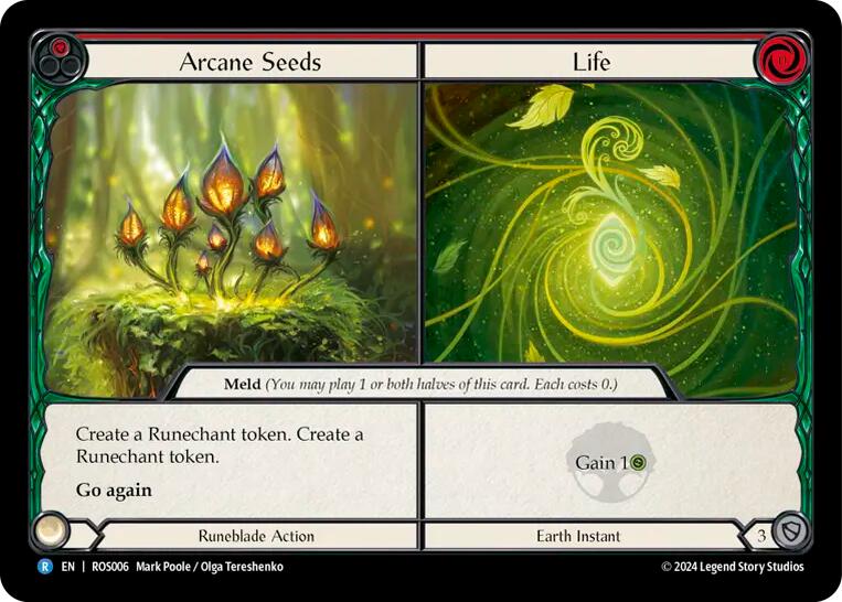 Arcane Seeds // Life [ROS006] (Rosetta) - Evolution TCG