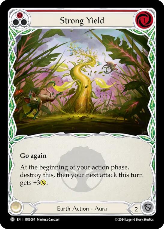 Strong Yield (Red) [ROS064] (Rosetta) - Evolution TCG