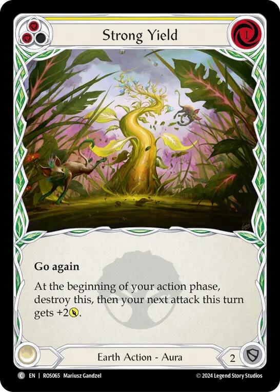 Strong Yield (Yellow) [ROS065] (Rosetta) - Evolution TCG