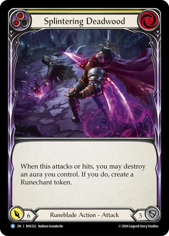 Splintering Deadwood (Yellow) [ROS122] (Rosetta) - Evolution TCG