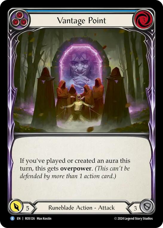Vantage Point (Blue) [ROS126] (Rosetta) - Evolution TCG