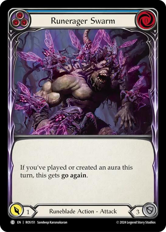 Runerager Swarm (Blue) [ROS151] (Rosetta) - Evolution TCG
