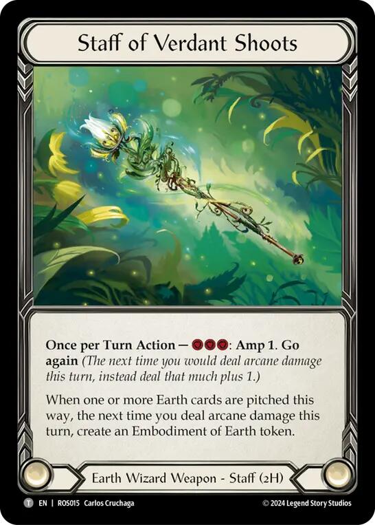 Staff of Verdant Shoots [ROS015] (Rosetta) - Evolution TCG