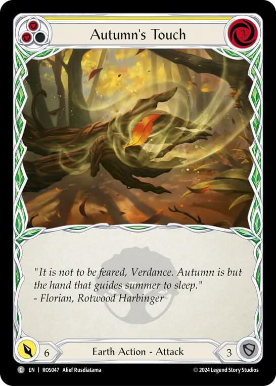 Autumn's Touch (Yellow) [ROS047] (Rosetta) - Evolution TCG