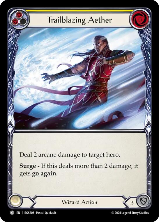 Trailblazing Aether (Yellow) [ROS208] (Rosetta) - Evolution TCG