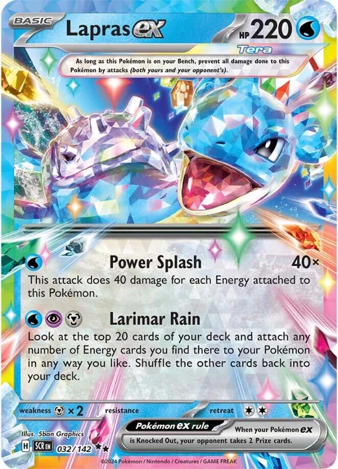 Lapras ex (032/142) [Scarlet & Violet: Stellar Crown] - Evolution TCG