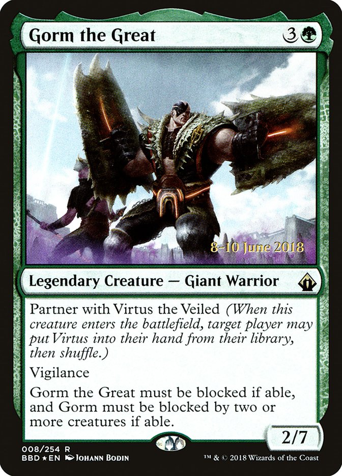 Gorm the Great [Battlebond Prerelease Promos] - Evolution TCG