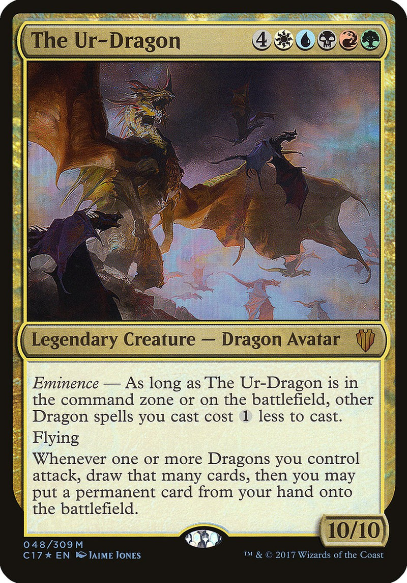 The Ur-Dragon (Oversized) [Commander 2017 Oversized] - Evolution TCG