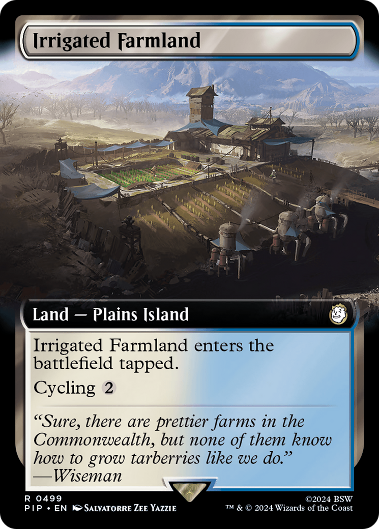 Irrigated Farmland (Extended Art) [Fallout] - Evolution TCG
