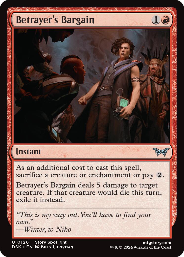 Betrayer's Bargain [Duskmourn: House of Horror] - Evolution TCG