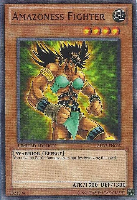 Amazoness Fighter [GLD3-EN005] Common - Evolution TCG