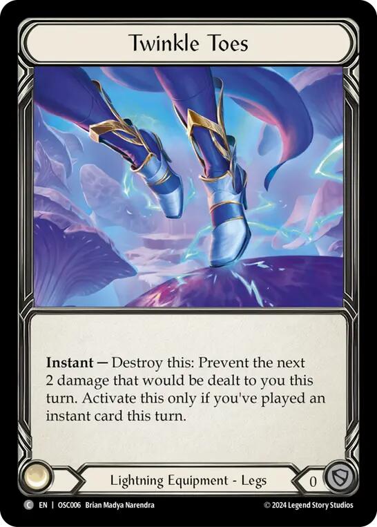 Twinkle Toes [OSC006] (Rosetta Oscilio Blitz Deck) - Evolution TCG