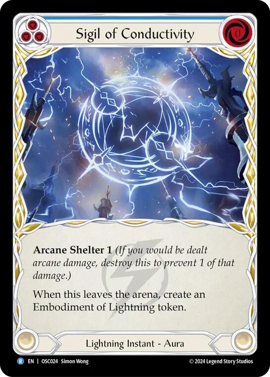 Sigil of Conductivity [OSC024] (Rosetta Oscilio Blitz Deck) - Evolution TCG
