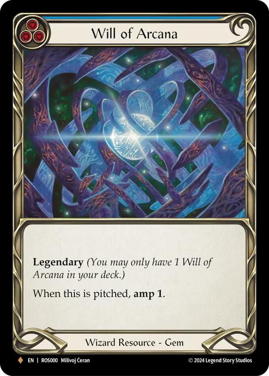 Will of Arcana [ROS000] (Rosetta)  Cold Foil - Evolution TCG