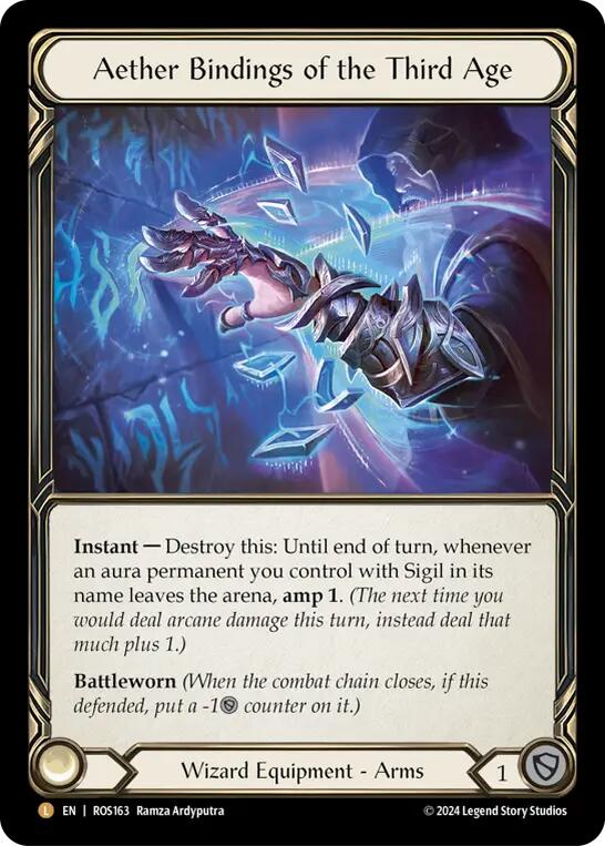 Aether Bindings of the Third Age [ROS163] (Rosetta)  Rainbow Foil - Evolution TCG