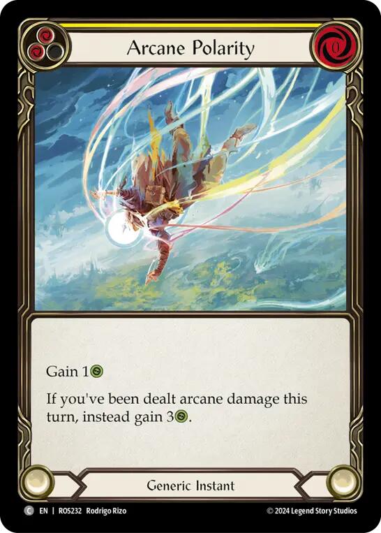 Arcane Polarity (Yellow) [ROS232] (Rosetta) - Evolution TCG