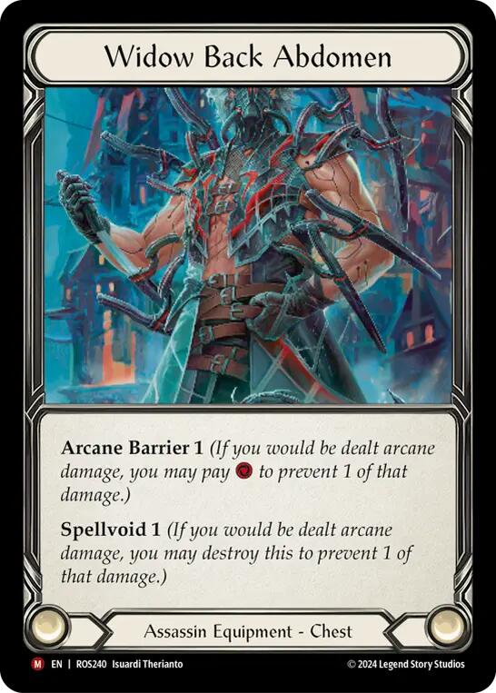Widow Back Abdomen [ROS240] (Rosetta) - Evolution TCG