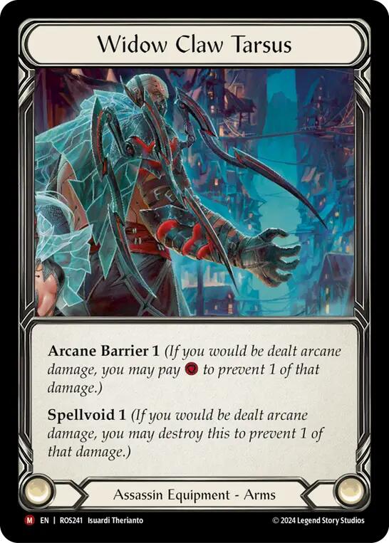 Widow Claw Tarsus [ROS241] (Rosetta)  Cold Foil - Evolution TCG