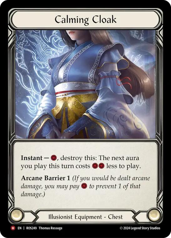 Calming Cloak [ROS249] (Rosetta)  Cold Foil - Evolution TCG