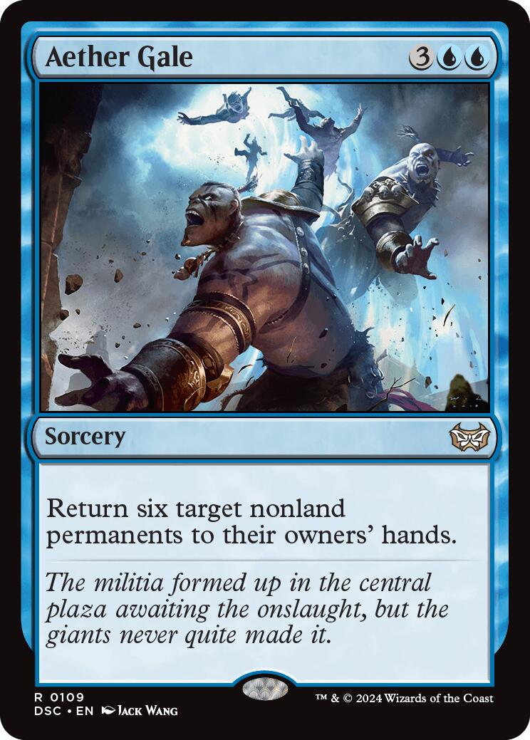 Aether Gale [Duskmourn: House of Horror Commander] - Evolution TCG