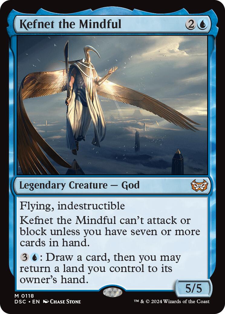 Kefnet the Mindful [Duskmourn: House of Horror Commander] - Evolution TCG